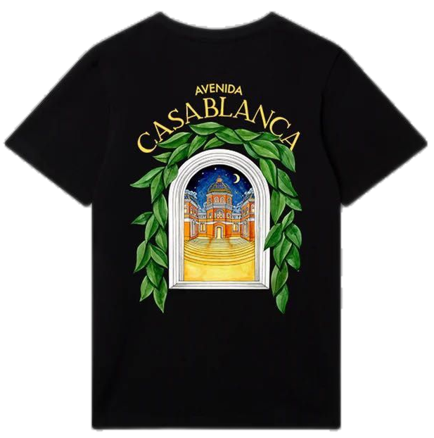 Tricou Casablanca Avenida - Negru