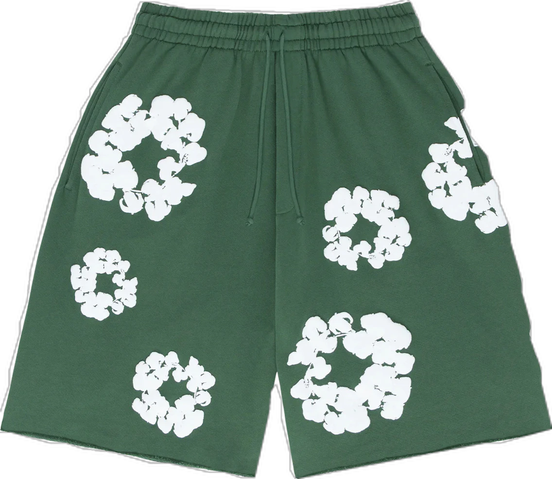 Pantaloni Scurți Denim Tears - Verde