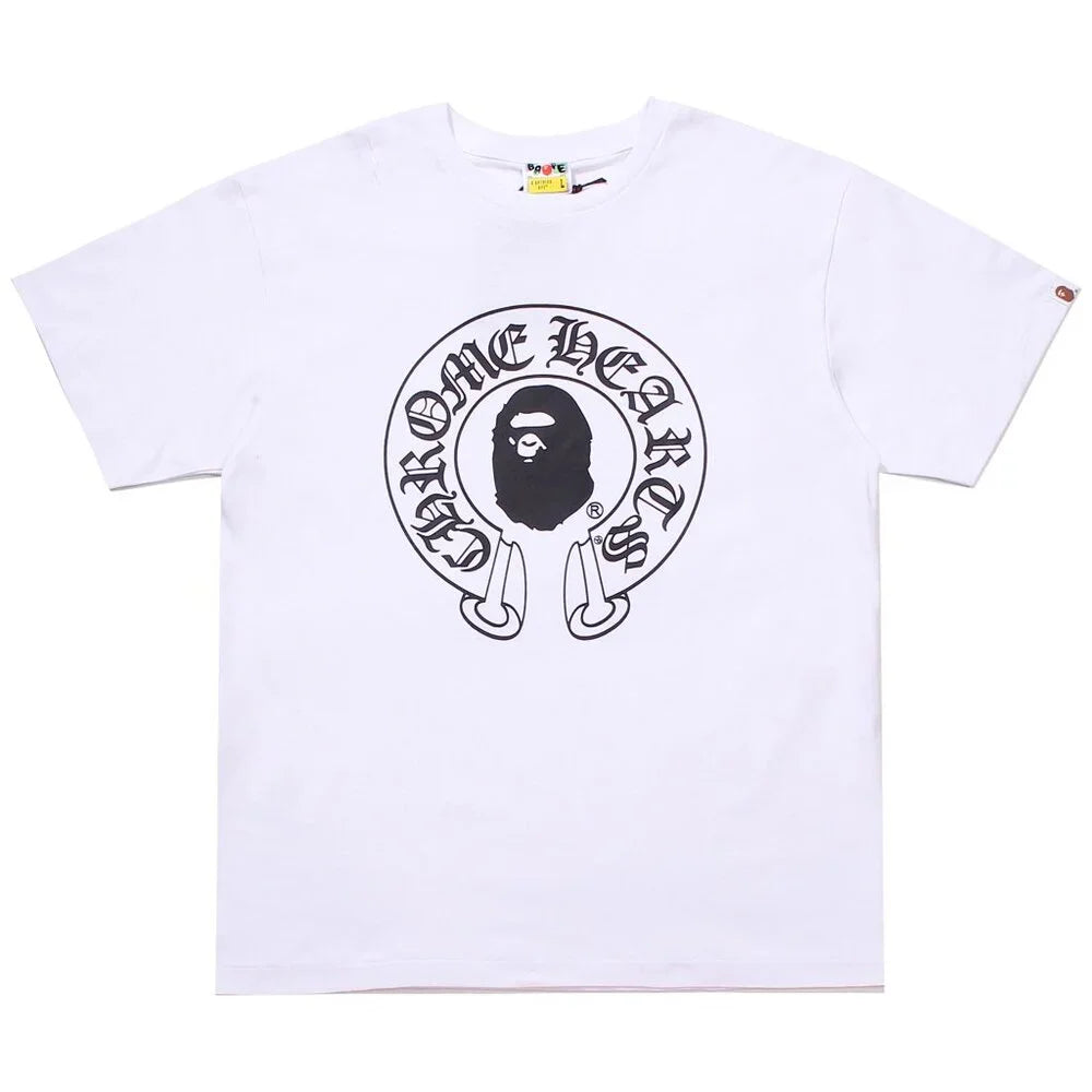 Tricou Chrome Hearts x Bape